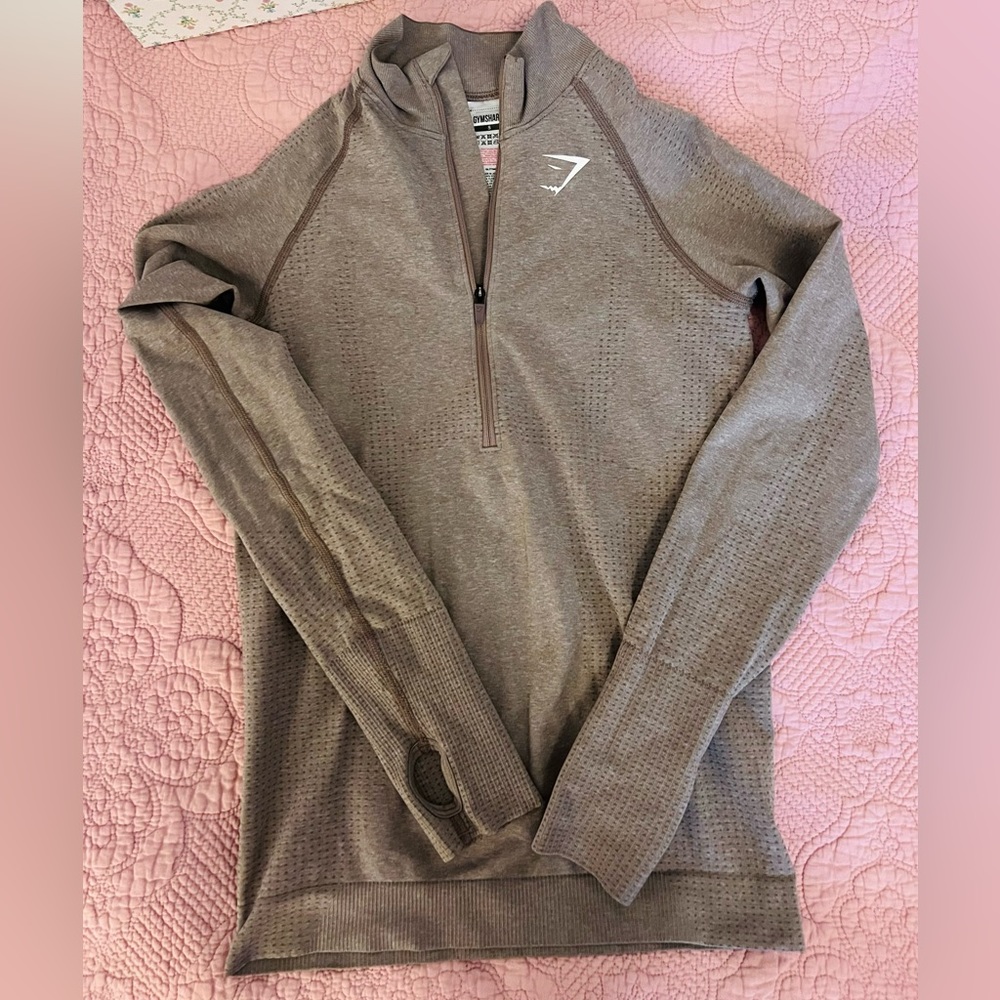 2 Gymshark 1/4 zip tops